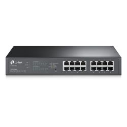 TP-LINK (TL-SG1016PE) 16-Port Gigabit Easy Smart Desktop/Rackmount Switch, 8-Port PoE+, Metal TP-LINK (TL-SG1016PE) 16-Port Gigabit Easy Smart Desktop/Rackmount Switch, 8-Port PoE+, Metal